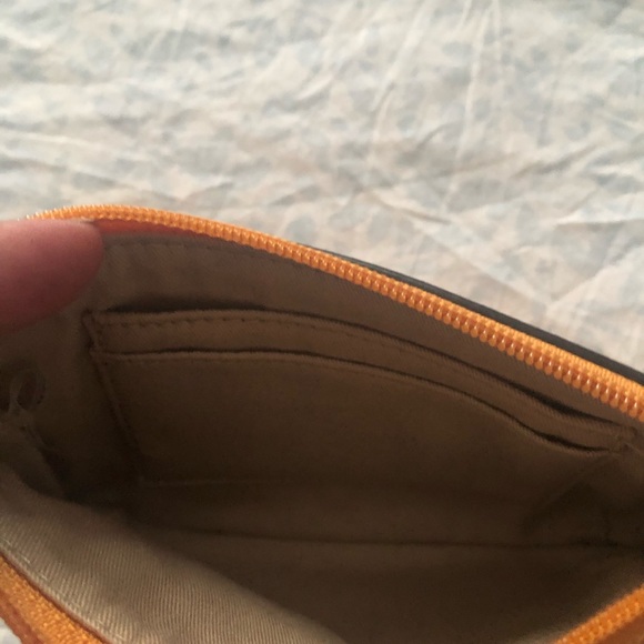 COACH mustard/yellow wristlet - Picture 3 of 3